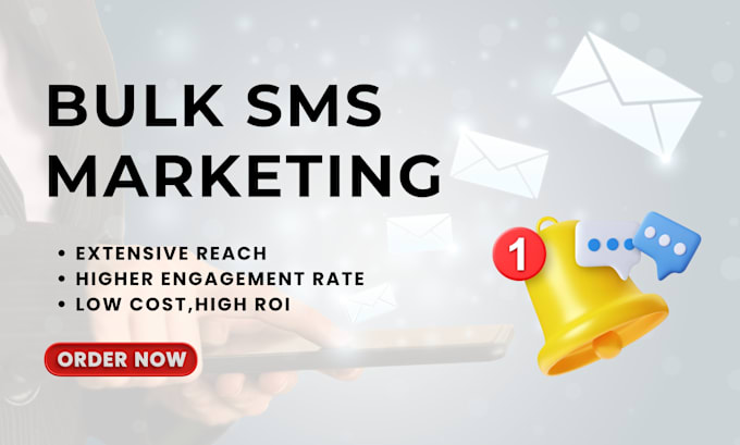 Gig Preview - Send bulk SMS marketing campaign, text message marketing bulk email with twilo