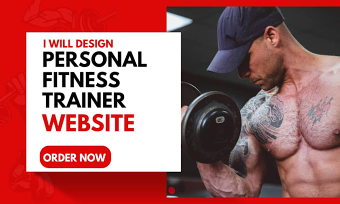 Gig Preview - Design personal fitness, gym trainer wordpress website, fitness website