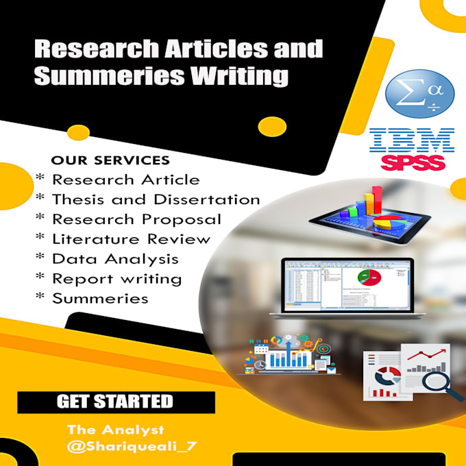 Gig Preview - Do urgent research article, report writing and citation