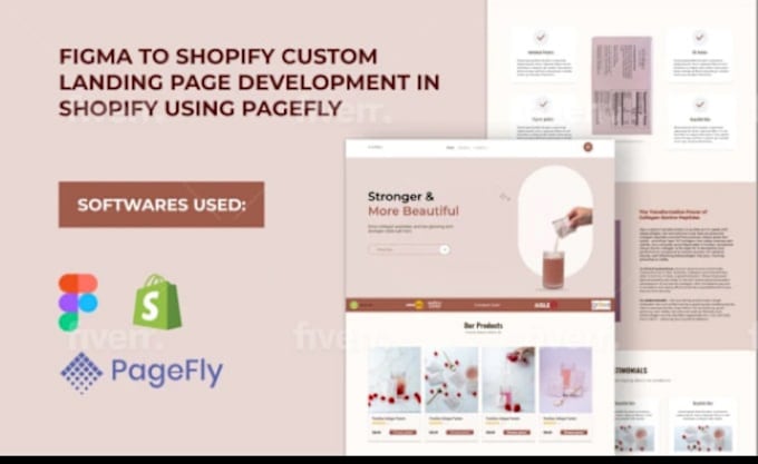 Gig Preview - Design HD graphics shopify store,figma to shopify,UI design,landing page pagefly