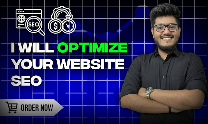 Gig Preview - Optimize website SEO on wordpress, shopify, wix, squarespace