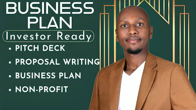 Gig Preview - Write investor ready complete business plan for startups, financial plan