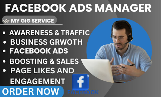 Gig Preview - Set up facebook ads and improve our business