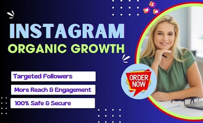 Gig Preview - Promote manage and grow your instagram profile organically