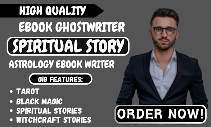 Gig Preview - Ghostwrite 20k words ebook, ebook writer, witchcraft story, ebook