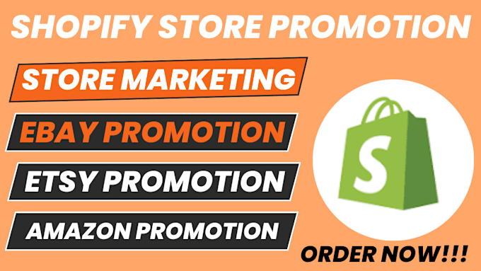 Gig Preview - Do etsy promotion, shopify marketing , ebay store, amazon etsy sales, etsy shop