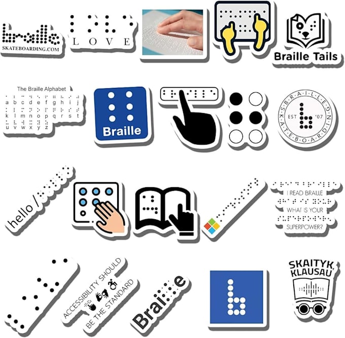 Gig Preview - Transform a braille eng, fr, gr script to text