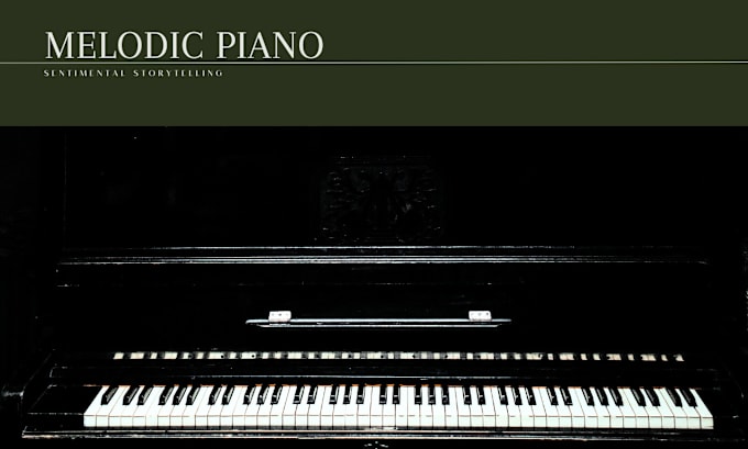 Bestseller - create an emotional, melodic piano piece for you