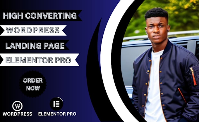 Gig Preview - Create responsive wordpress landing page design, elementor landing page