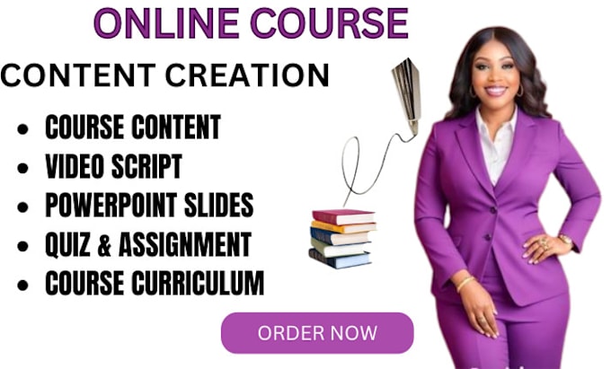 Gig Preview - Develop online course content, course creation, elearning website on thinkific