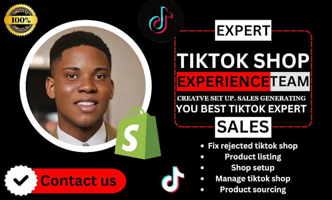 Gig Preview - Boost your shopify sales and fix rejected tiktok shop