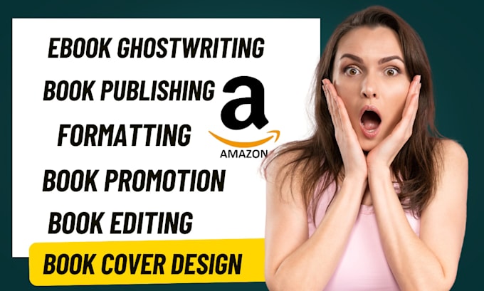 Gig Preview - Ebook ghostwriting, amazon kdp book publishing kindle formatting ebook editing