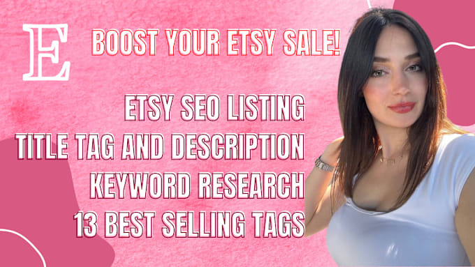 Gig Preview - Be your professional etsy expert