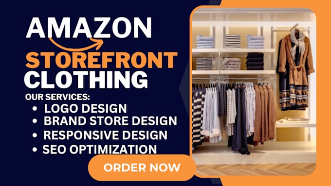 Gig Preview - Build sales verified amazon clothing storefront design amazon brand store