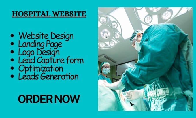 Bestseller - design a responsive and modern hospital website