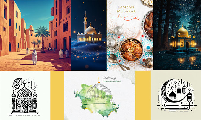 Gig Preview - Create custom ai design for ramadan and eid