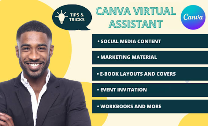 Gig Preview - Be your professional canva virtual assistant