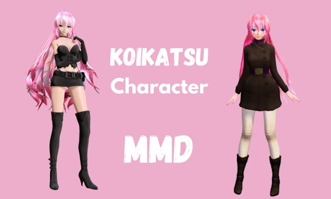 Gig Preview - Create custom koikatsu character model