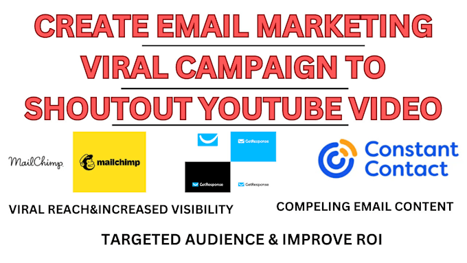 Gig Preview - Create email marketing viral campaign to shoutout youtube video