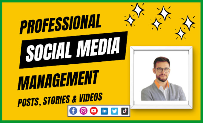 Gig Preview - Be your professional social media content creator and manager for organic reach