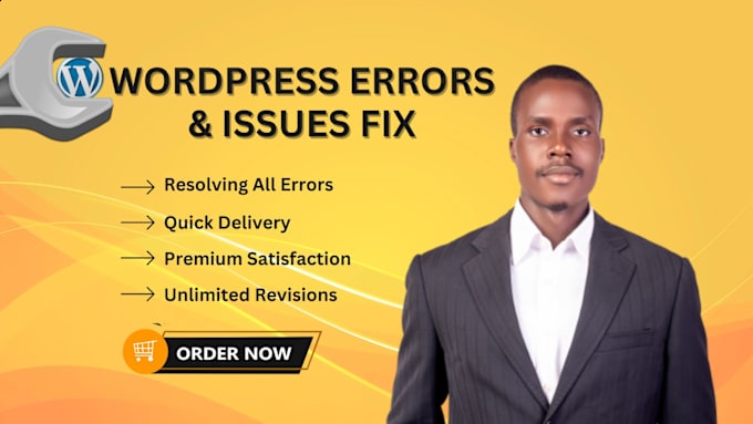 Gig Preview - Resolve any wordpress issues or errors in 1 hour