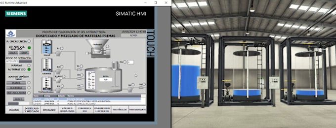 Gig Preview - Create hmi using siemens, factory io, scada