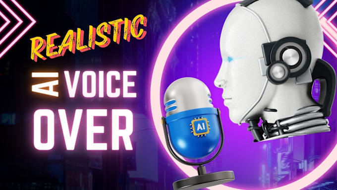 Gig Preview - Create human like ai voiceovers male, female, and robot in just 6 hours