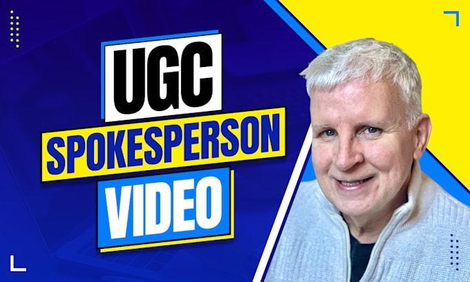 Gig Preview - Record an american male spokesperson ugc video