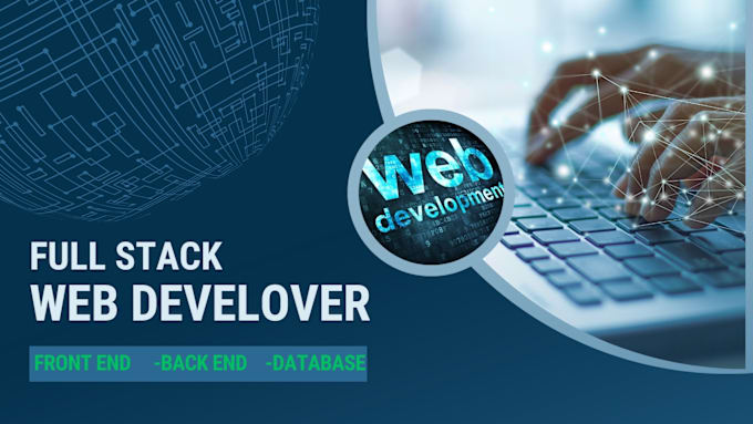 Gig Preview - Be your full stack web developer, web app development