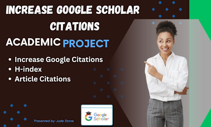 Gig Preview - Increase google scholar citations, write and publish on peer reviewed journals