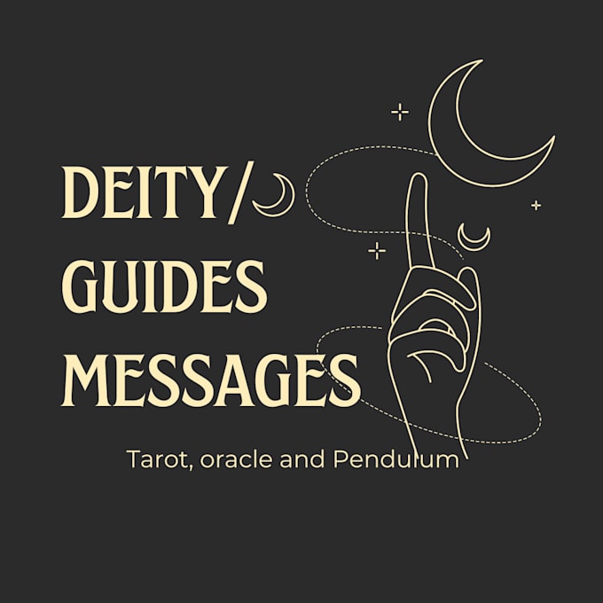 Gig Preview - Do a guide or deity message reading for you