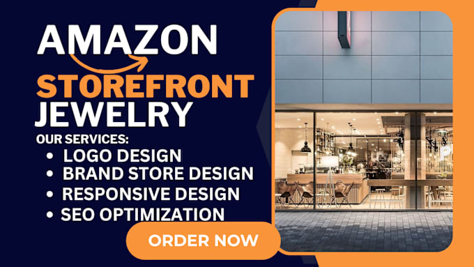 Gig Preview - Design amazon jewelry storefront, amazon brand storefront amazon product listing