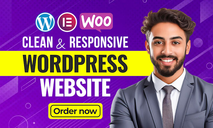 Gig Preview - Be wordpress developer, create wordpress website design, business website