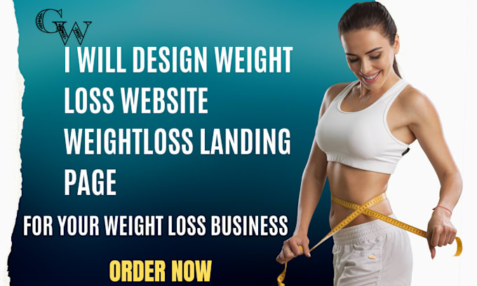 Gig Preview - Design weight loss health fitness gym life coaching website landing page