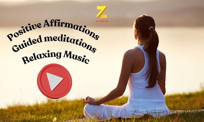 Gig Preview - Create custom guided meditation and affirmation videos