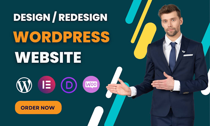 Gig Preview - Design or redesign wordpress website landing page design elementor pro