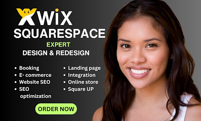 Gig Preview - Design wix studio wix editor x redesign squarespace appointment square up online