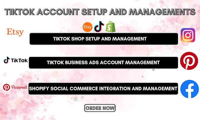 Gig Preview - Setup shopify marketing tiktok shop tiktok ads tiktok drop shipping store mentor