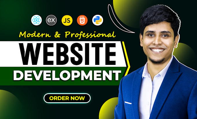 Gig Preview - Build, rebuild website development as full stack developer, front end developer