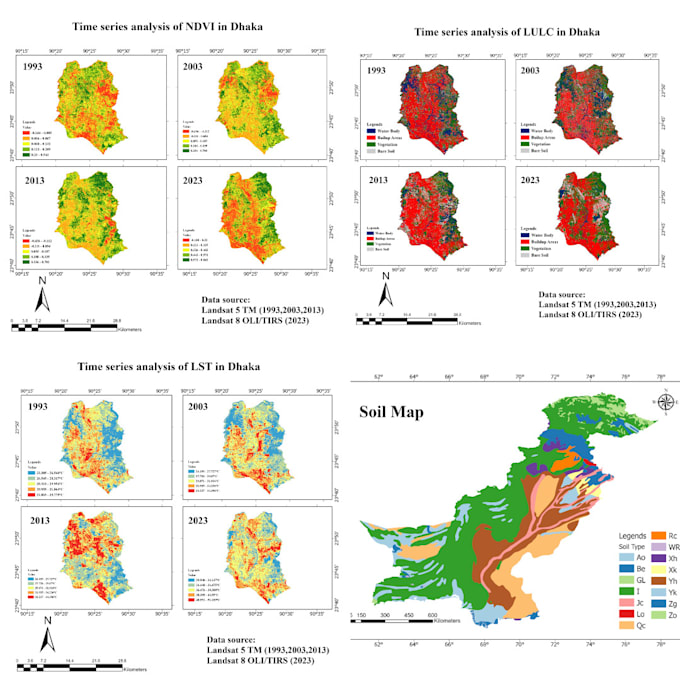 Bestseller - do gis mapping and remote sensing analysis on qgis, arcpro,google earth engine