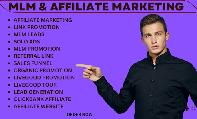 Gig Preview - Do mlm affiliate email campaign, livegood promotion, affilaite link promotion