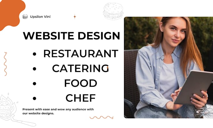 Gig Preview - Create responsive restaurant, catering, food website design