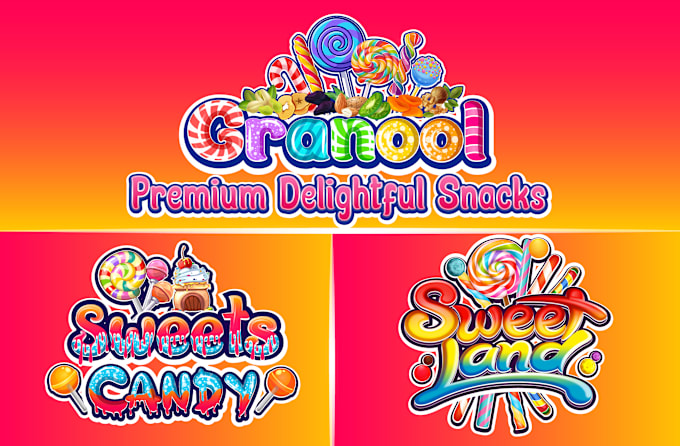 Gig Preview - Do candy, ice cream, chocolate, bakery, sweets, or food logo