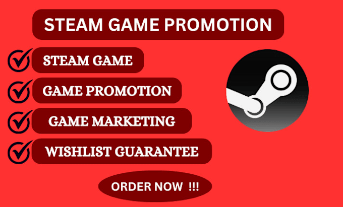 Gig Preview - Do steam game promotion, steam game marketing to boost visibility