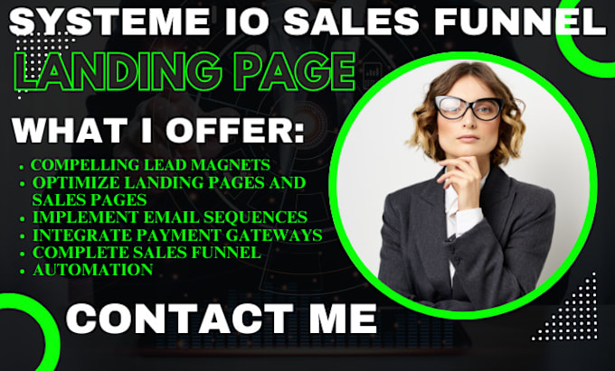 Bestseller - do converting systeme io sales funnel, landing page, affiliate marketing