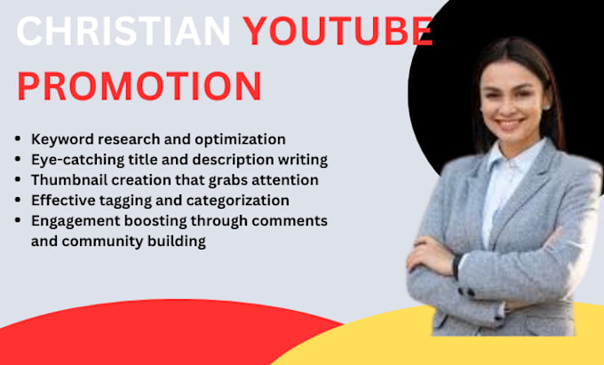 Gig Preview - Do organic youtube promotion for channel growth christian channel travel vlog