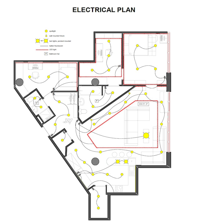 Gig Preview - Design electrical plan and draw 2d layouts