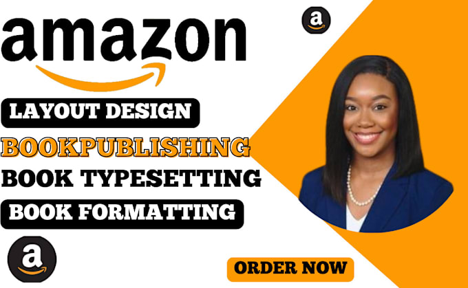 Gig Preview - Do book layout design, typesetting, formatting, publishing for amazon kdp