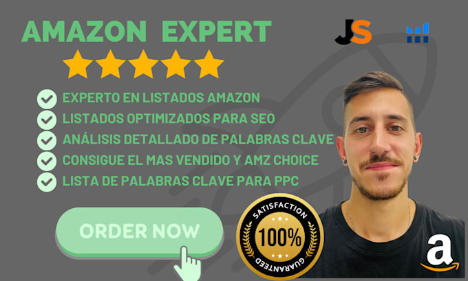 Gig Preview - Creare y optimizare tu listing de amazon en español para incrementar tus ventas