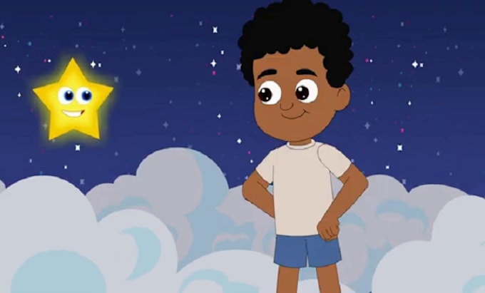 Gig Preview - Create custom 2d children song and cartoon animation for kids